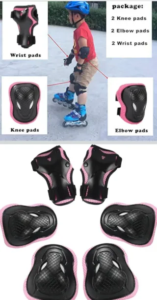 Protecciones Patinaje Niños 4-13 Años