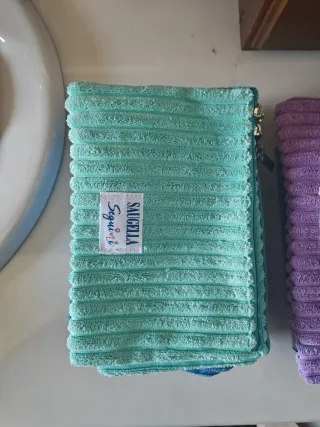 Pochette SAUGELLA blu e viola