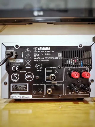 Equipo de Sonido Yamaha MCR-332 y Subwoofer Lenco