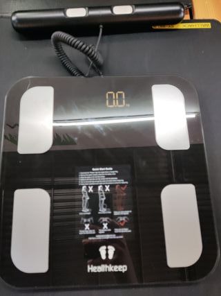 Balanza Análisis Corporal Fitdays FG2001B-A NEGRA