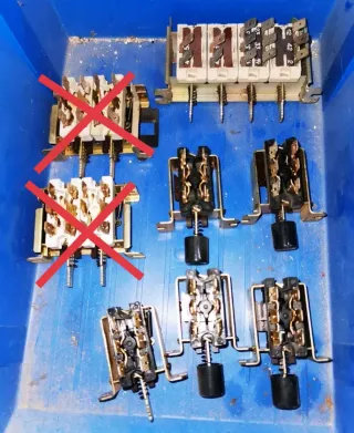 Botoneras y Cierres Lavadora Vintage