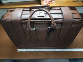 Maleta Vintage Marrón Cuero