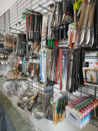 Liquidación de stock: Utensilios de cocina