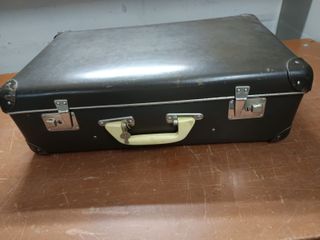 Maleta Rígida Vintage Marrón