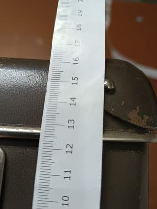 Maleta Rígida Vintage Marrón