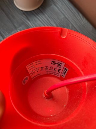 Lámpara Techo Ikea Roja Jonosfär