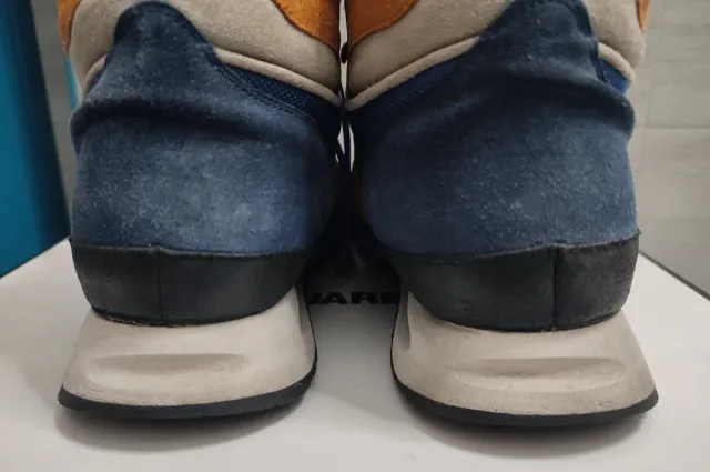 Scarponcini Dsquared2 blu e arancioni