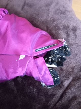 Vestido Muñeca Nancy Famosa Morado