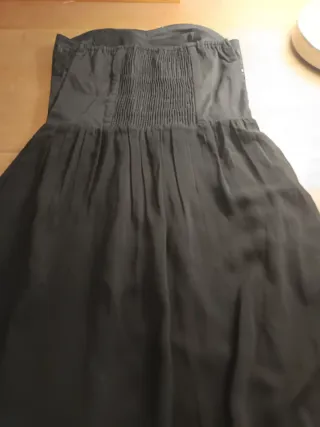Vestido corto negro lentejuelas
