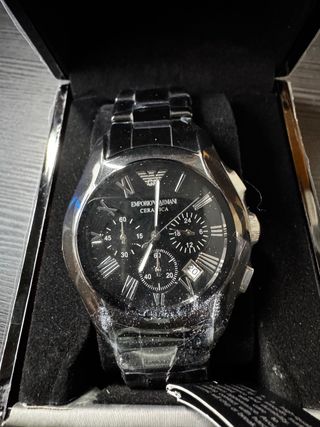 Reloj Emporio Armani AR1400 Cerámica Negro