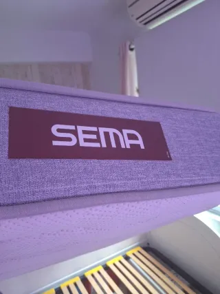 Colchón individual Sema borgoña