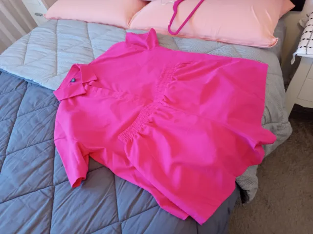 Conjunto rosa tipo vestido