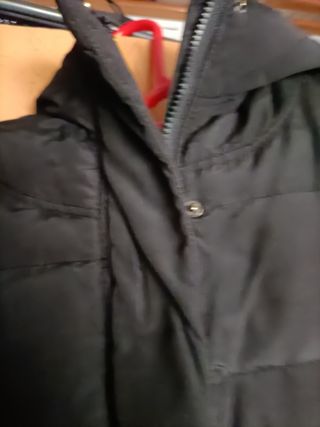 Chaquetón plumas Zara talla L