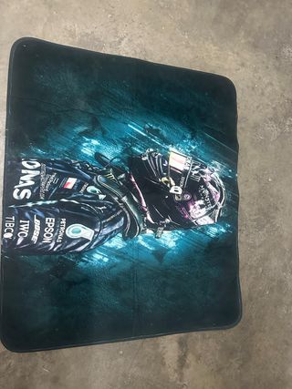 Alfombra Fleece Hamilton Mercedes