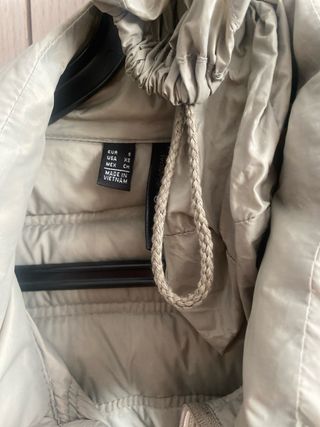 Plumífero Mango Beige Talla S