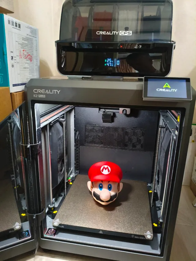 Creality K2 Plus Combo + CFS + 2 Camas , perfecta