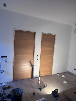 Montajes Puerta de interior madera