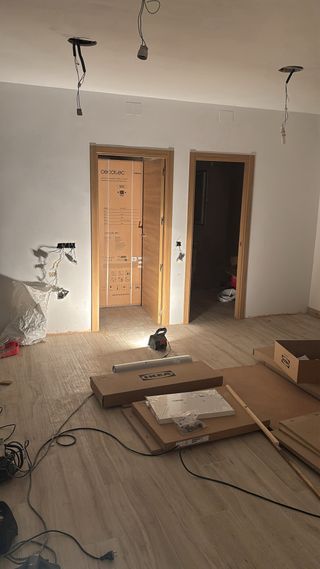 Montajes Puerta de interior madera