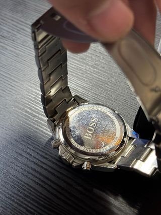 Reloj Boss Cronógrafo Azul y Plateado