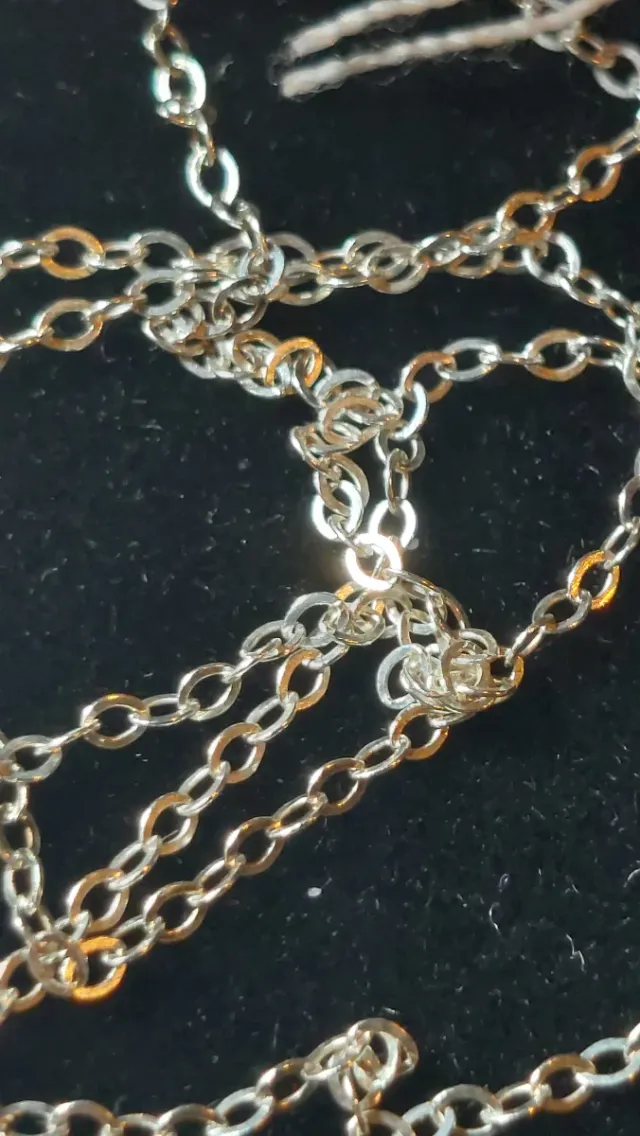 Cadena de 40cm de Plata de Ley 