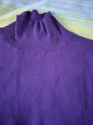 Jersey Zara cuello Perkins azul