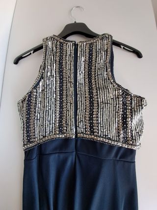 Vestido fiesta lentejuelas talla M
