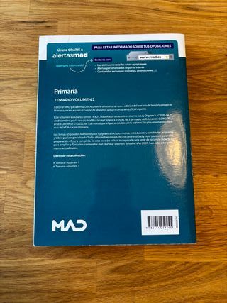 Cuerpo de Maestros. Primaria. Temario volumen 1