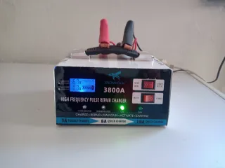 Cargador Batería Coche Moto 12/24V