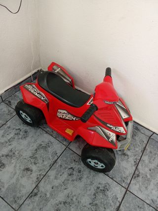 Quad eléctrico infantil rojo