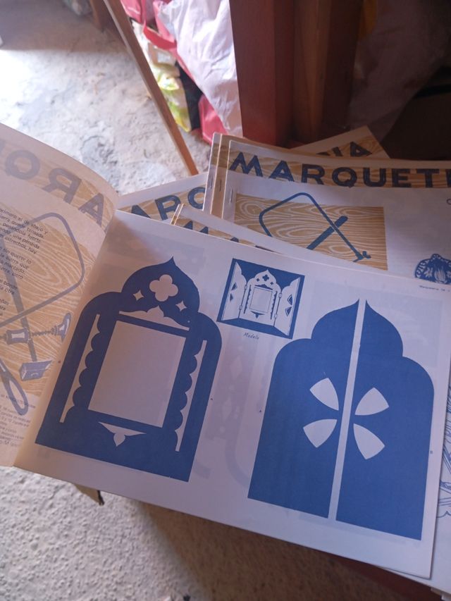 Lote Cuadernos Marquetería