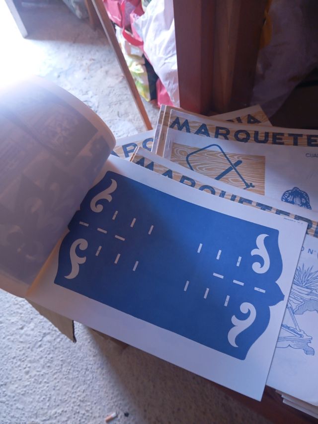 Lote Cuadernos Marquetería