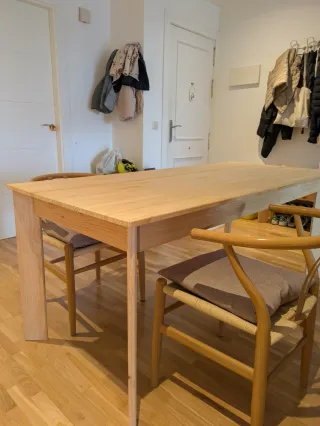 Mesa de comedor de madera 180 cm
