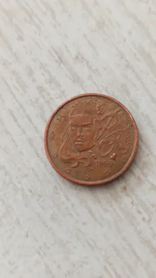 Moneda 1 Céntimo Euro Francia 1999