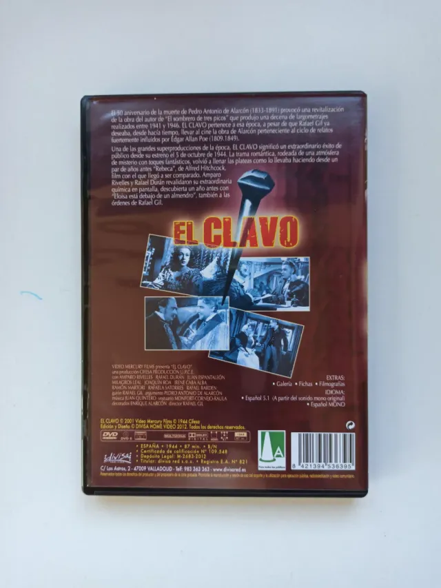 DVD El Clavo (Español)