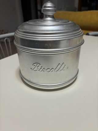 Biscottiera in alluminio