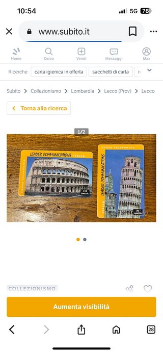 Tessere telefoniche Leader Communications