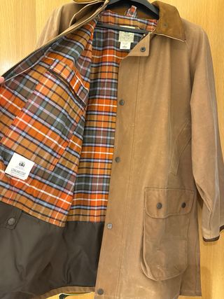 Chaqueta de abrigo cazador color Marrón