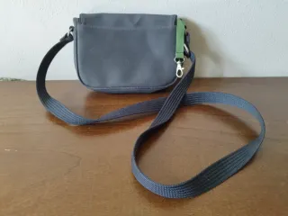 Borsa a tracolla Lacoste nera