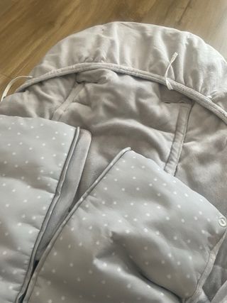 Saco para silla de paseo gris