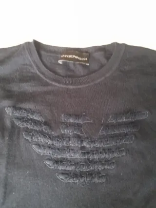 Maglione Emporio Armani Nero Uomo