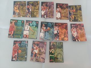 13 carte basket Fleer 95-96