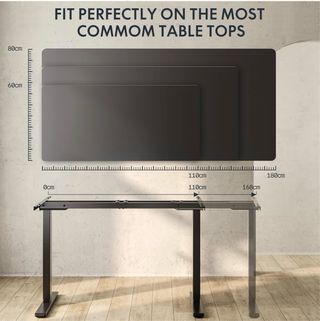 Escritorio eléctrico levadizo dual-motor
