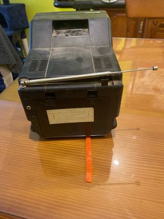 Televisor Antiguo Silvano Negro