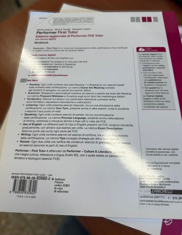 Libro Performer First Tutor Student's Book + Work