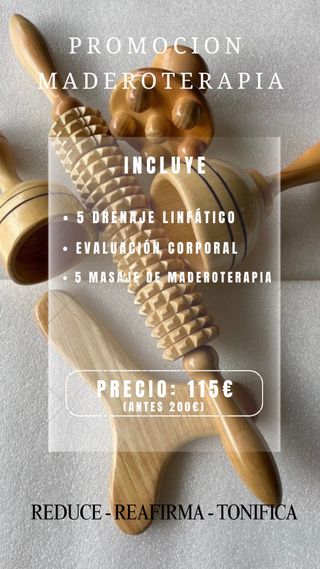 Promoción de Maderoterapia para mujeres