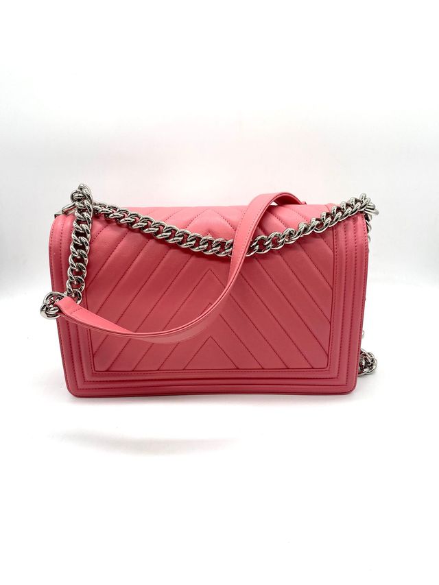 Bolso Boy Chanel Rosa Chicle
