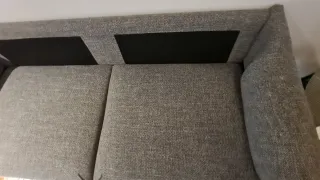 Sofá Ikea Gris Tela