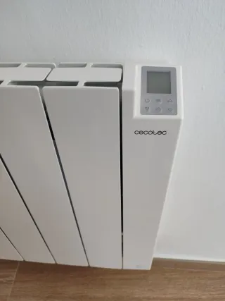 Cecotec Radiador Térmico Blanco y Plateado