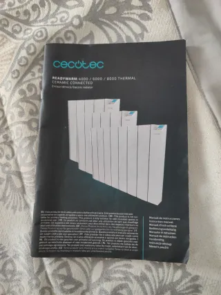Cecotec Radiador Térmico Blanco y Plateado