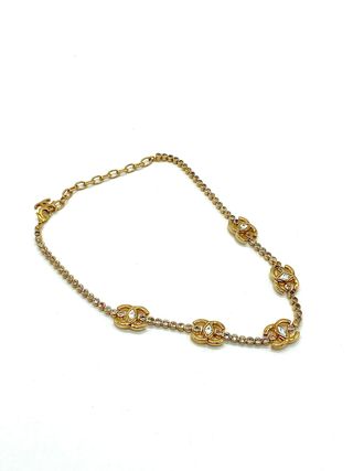 Gargantilla Chanel Oro con Cristales